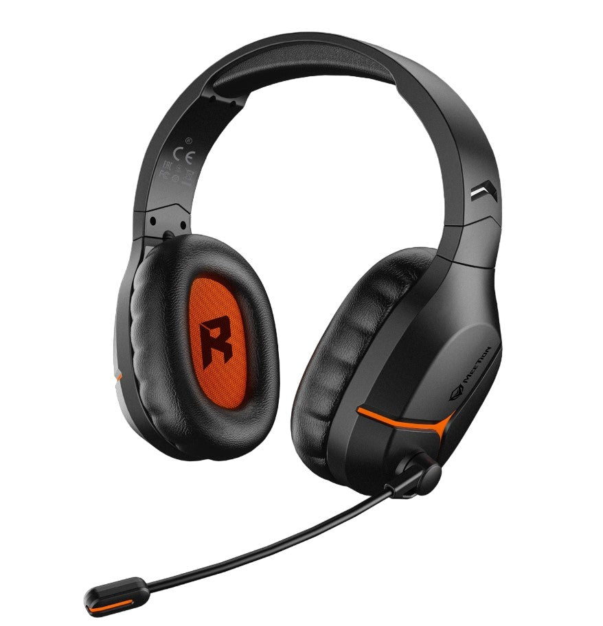 Meetion Ακουστικά Gaming BTH011 Ενσύρματα & Bluetooth 2.4G Μαύρα
