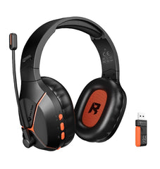Meetion Ακουστικά Gaming BTH011 Ενσύρματα & Bluetooth 2.4G Μαύρα