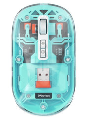 Meetion MT-BTM005 Ασύρματο Ποντίκι Πράσινο