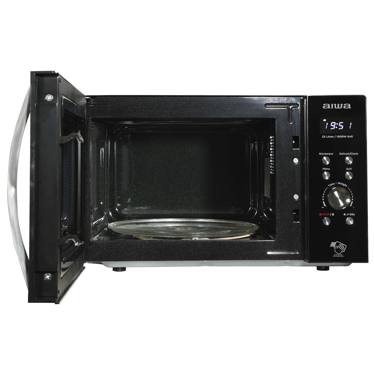 AIWA Glass Digital Microwave Oven with Grill 23L, 800W