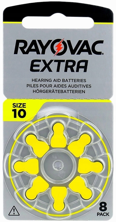 Rayovac Μπαταρίες Βαρηκοΐας Extra V10 (8τμχ)