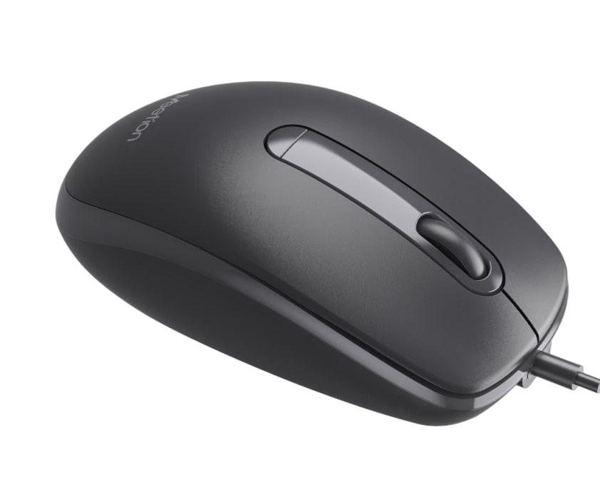 Meetion M100 USB Ενσύρματο Ποντίκι Μαύρο