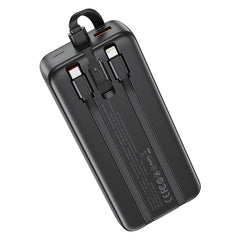 XO PR275 Powerbank 22.5W+20W με 3 Ενσωματωμένα Καλώδια 2x USB-C, 1x Lightning & Ψηφιακή Οθόνη 20.000 mAh