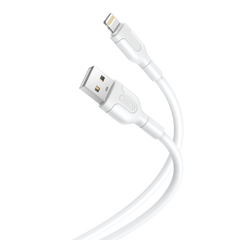 XO NB212 2.1A USB Καλώδιο Φόρτισης για Lightning Λευκό