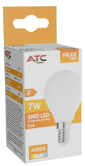 ATC SMD Λαμπτήρας LED Globe P45 230V 7W/600LM E14 4000K