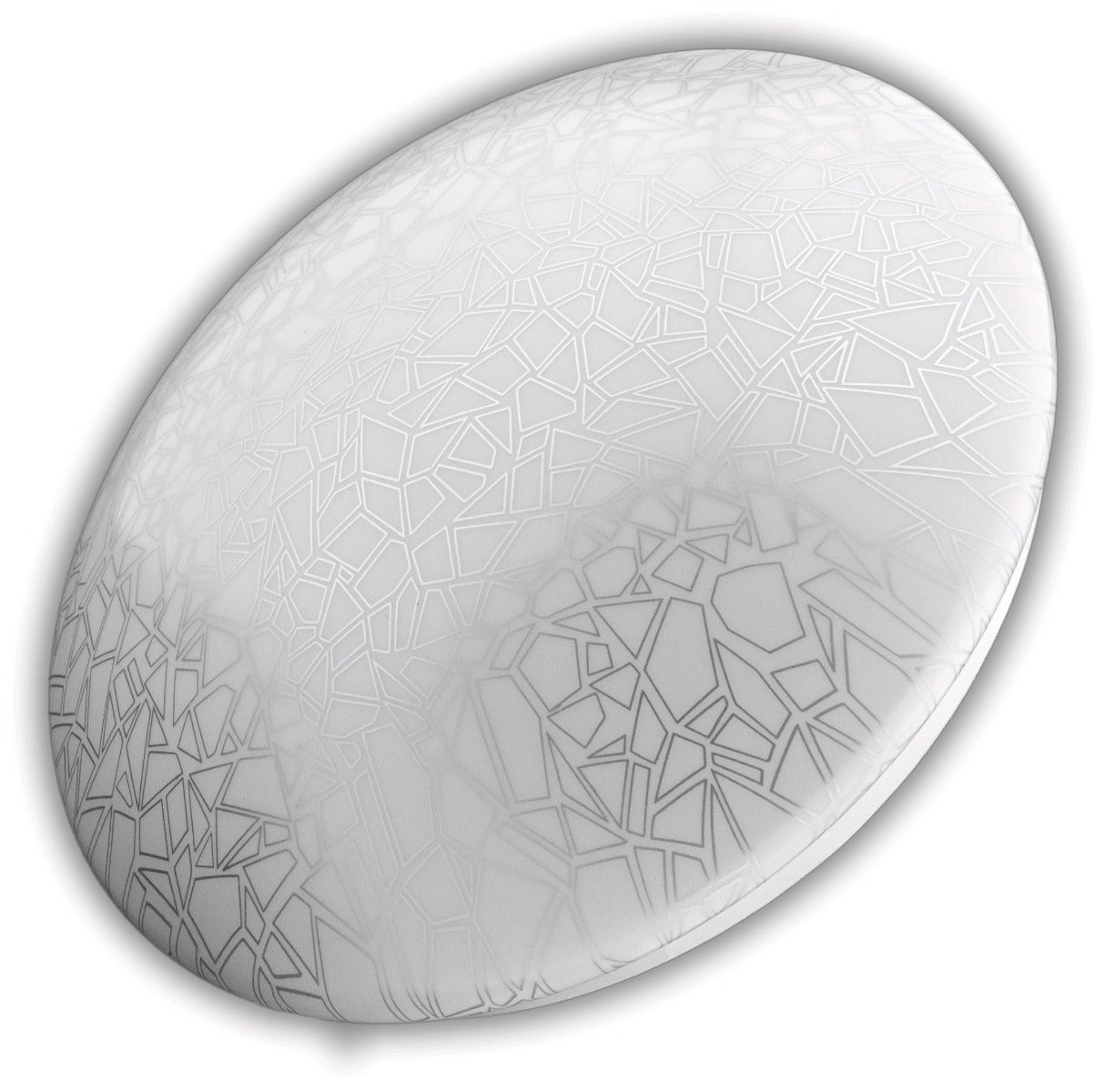 Avide LED Μοντέρνα Πλαφονιέρα Οροφής Atlas (Mosaic) 18W 330x100mm Λευκό 4000K