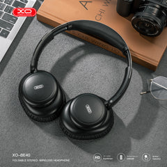 XO BE40 Ακουστικά Κεφαλής Bluetooth Magic God με ANC Μαύρα