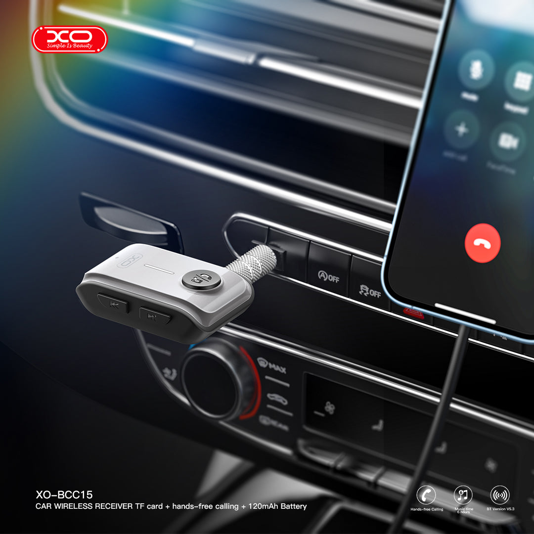 XO BCC15 Bluetooth Transmitter with TF Card Support