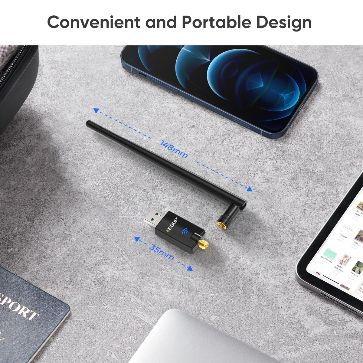 EDUP EP-AX900 Αντάπτορας WiFi & Bluetooh 5.3