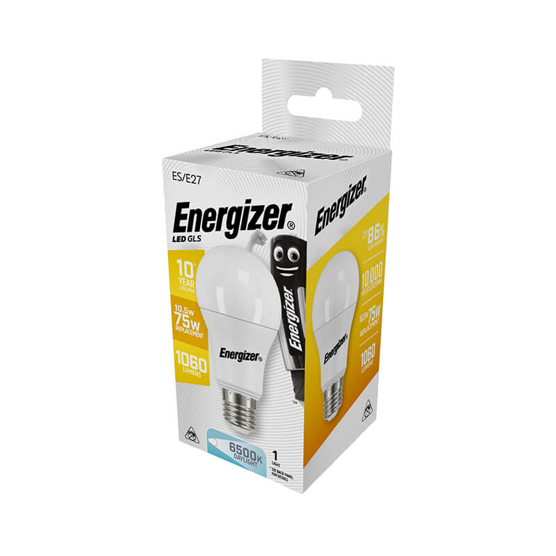 Energizer BEC Κοινή Λάμπα LED 11.1W E27 1060lm 6500K Ψυχρό Λευκό