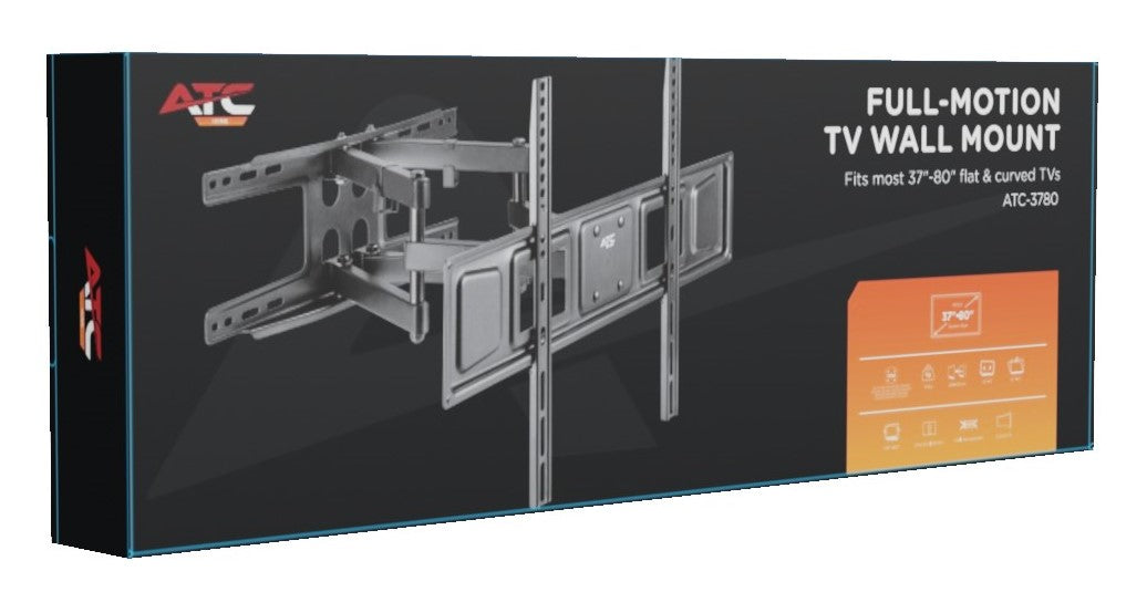 ATC Βάση Τηλεόρασης με Βραχίονα ATC-3780 37"- 80"