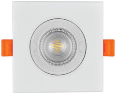 Avide Λάμπα LED Χωνευτό Σποτ 38° Τετράγωνο 7W Ψυχρό 6400K