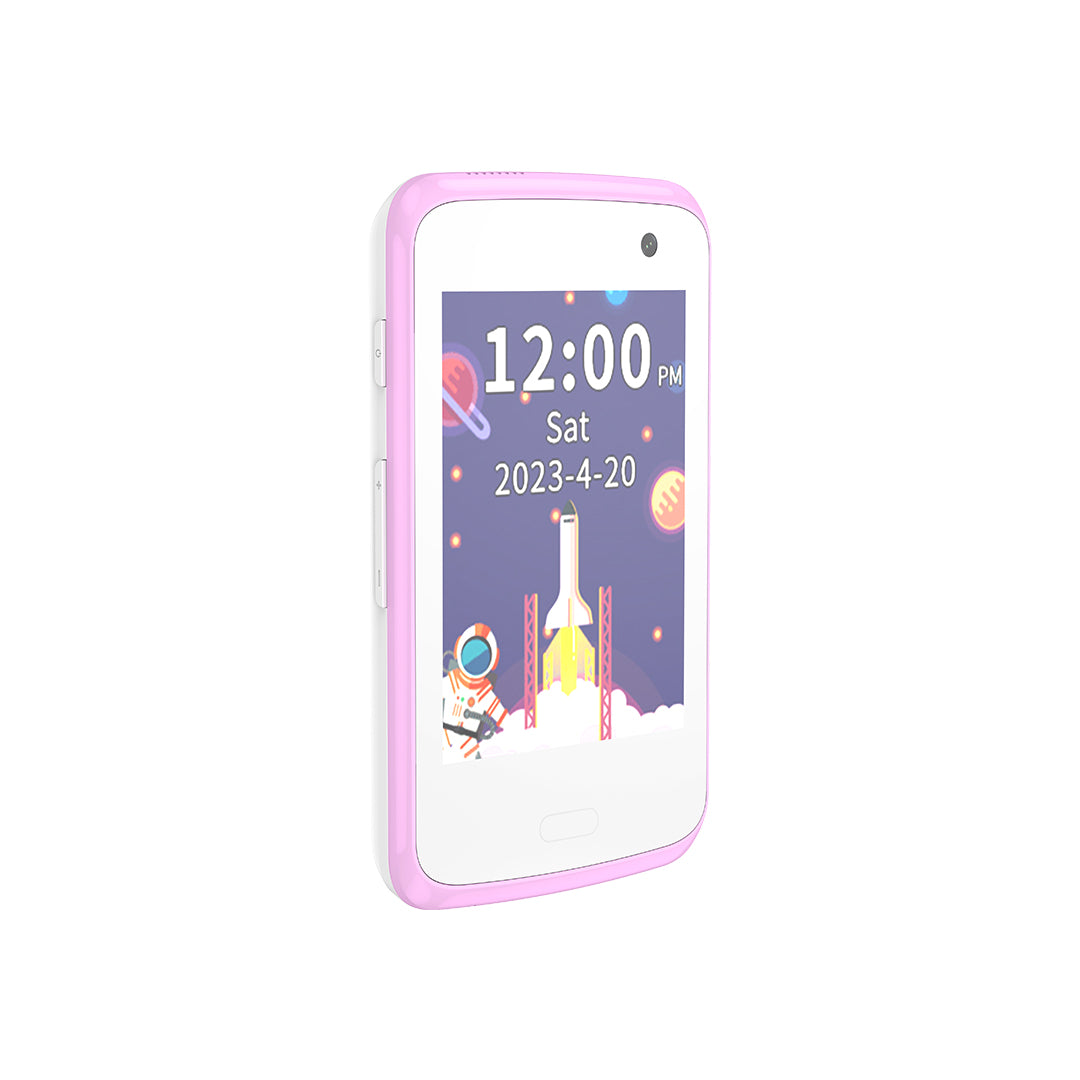 XO H150 Παιδικό Smart Κινητό 2G με οθόνη 2.8' 30W Pixel Λευκό/Ροζ