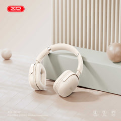 XO BE42 Scarlet Metal Foldable Bluetooth Headphones (Beige)