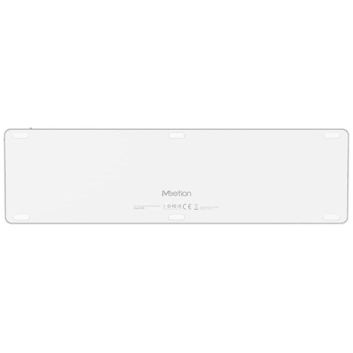 Meetion MT-K230MW 2.4G Bluetooth Keyboard White US