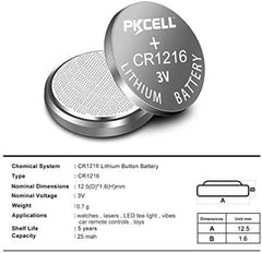 Pkcell Μπαταρία Κουμπί Λιθίου CR1216-1B (1τμχ)