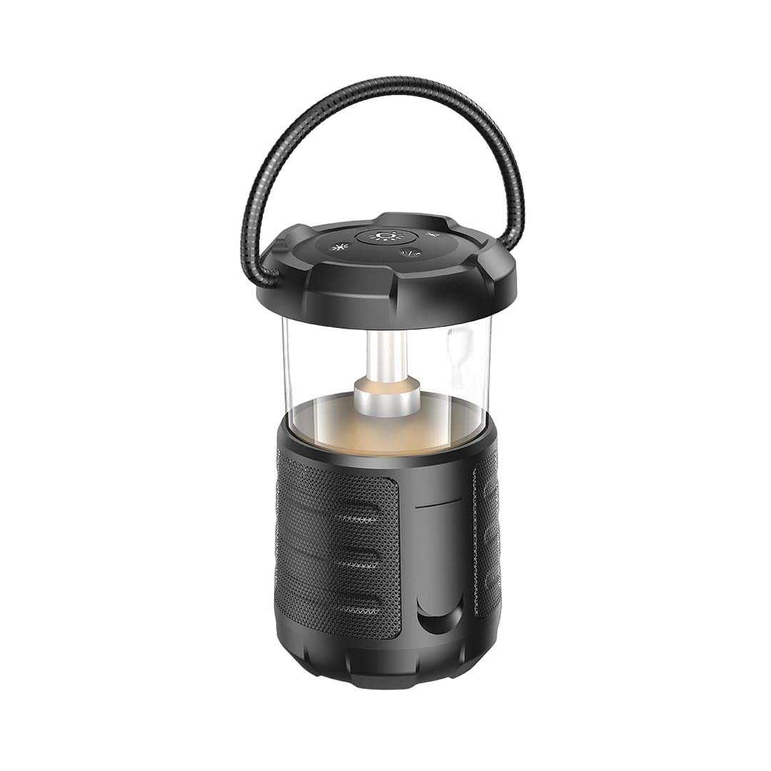 XO F49 Διπλό Ηχείο Speaker & Φως Camping (Μαύρο)