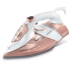 Σίδερo Ατμού με Κεραμική Πλάκα Drip-Stop 3200W Sencor SSI 8300RS Λευκό/Ροζ