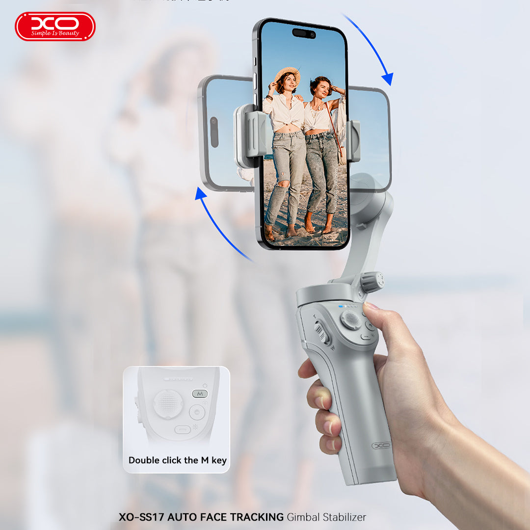 XO SS17 Smart Selfie Stick με Κλίση Τριών Αξόνων Anti Shake