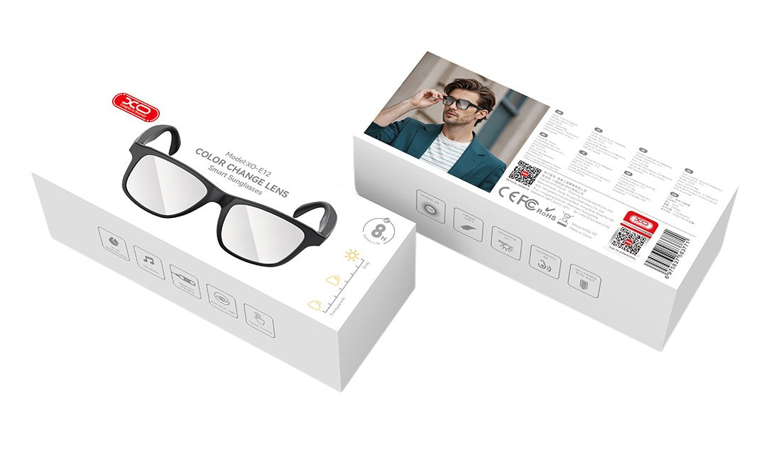 XO E12 Smart Audio Γυαλία με Προστασία από Μπλε Φως Οθόνης