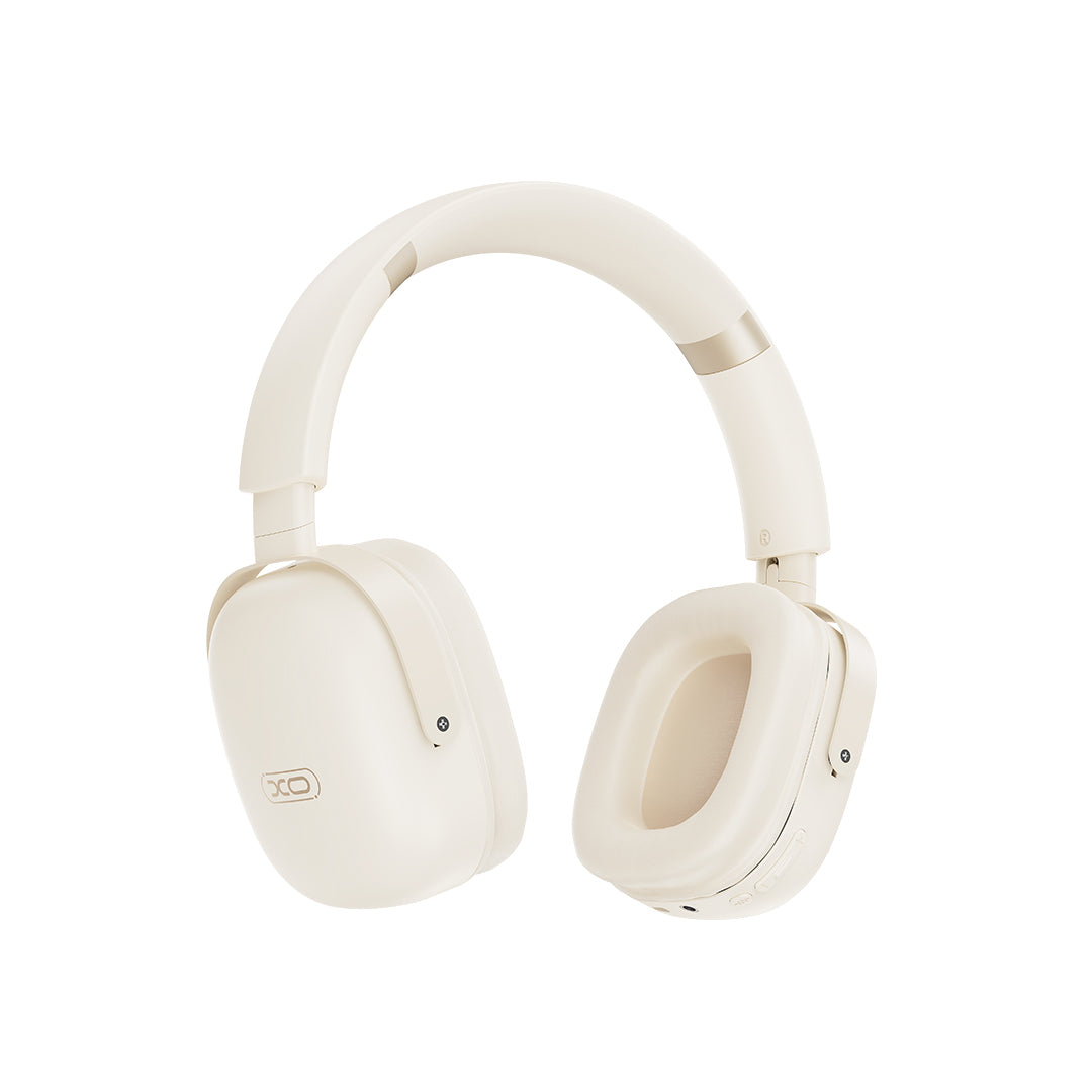 XO BE42 Scarlet Metal Foldable Bluetooth Headphones (Beige)