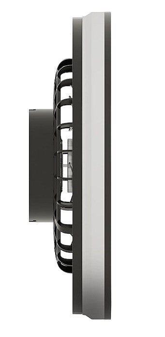 Avide Whitney Φωτιστικό - Ανεμιστήρας 2x24W+15W κινητήρας με IR τηλεχειριστήριο Μαύρο