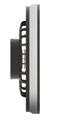 Avide Whitney Φωτιστικό - Ανεμιστήρας 2x24W+15W κινητήρας με IR τηλεχειριστήριο Μαύρο