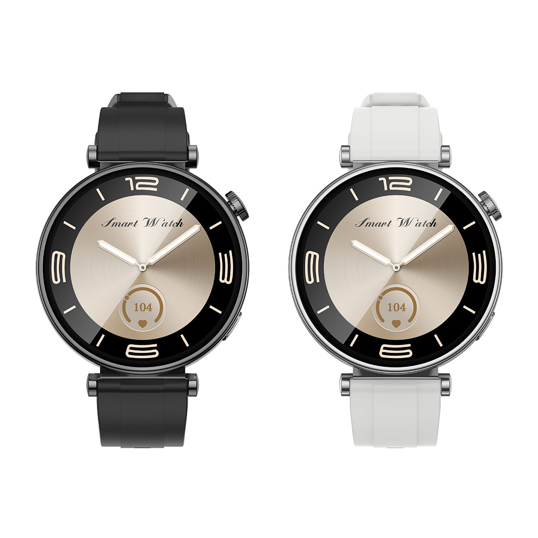 XO GT4 mini Αθλητικό Smartwatch AMOLED Μαύρο