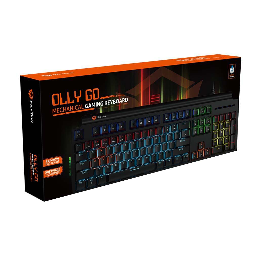 Meetion MT-MK600MX Mechanical Gaming Keyboard / Blue Switches / Black