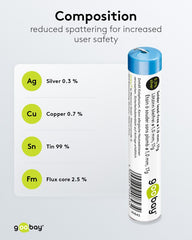Goobay Σωληνάριο Κόλλησης Χωρίς Μόλυβδο 1.0mm 17g