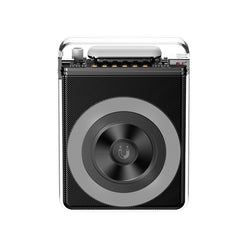 XO PR226 Mini Μαγνητικό Power Bank Γρήγορης Φόρτισης με Διαφάνεια και Φωτεινή Ένδειξη 10000mAh (Μαύρο)