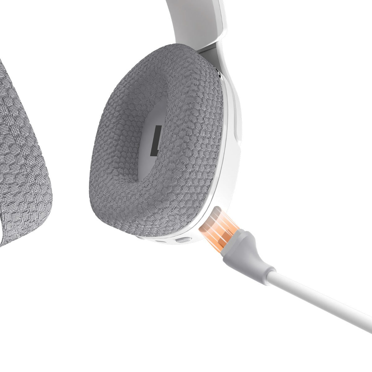 Meetion BTH012 Ενσύρματα Gaming Ακουστικά Κεφαλής 2.4G Bluetooth Λευκά