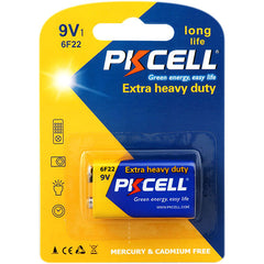 Pkcell Μπαταρία Απλή 6F22 9V (1τμχ)