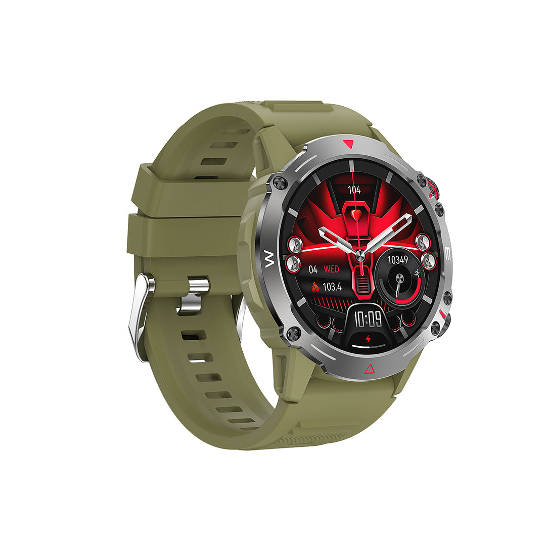 XO J7 Αθλητικό Smartwatch Κλήσης Star Round (Πράσινο)