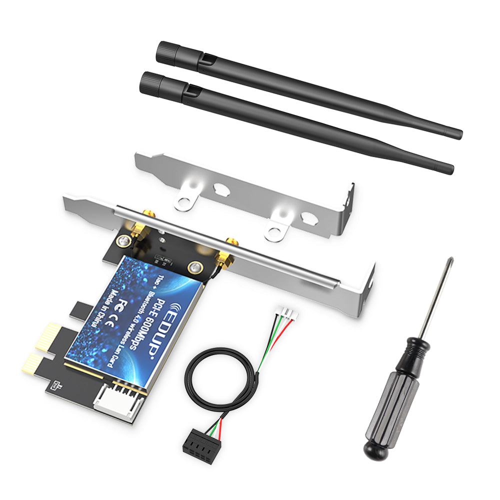EDUP Network Card EP-9619 AC600 WiFi + Bluetooth 4.2