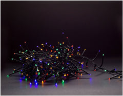 Entac Χριστουγεννιάτικα Λαμπάκια IP44 700 LED Ψείρες Πολύχρωμα 14m