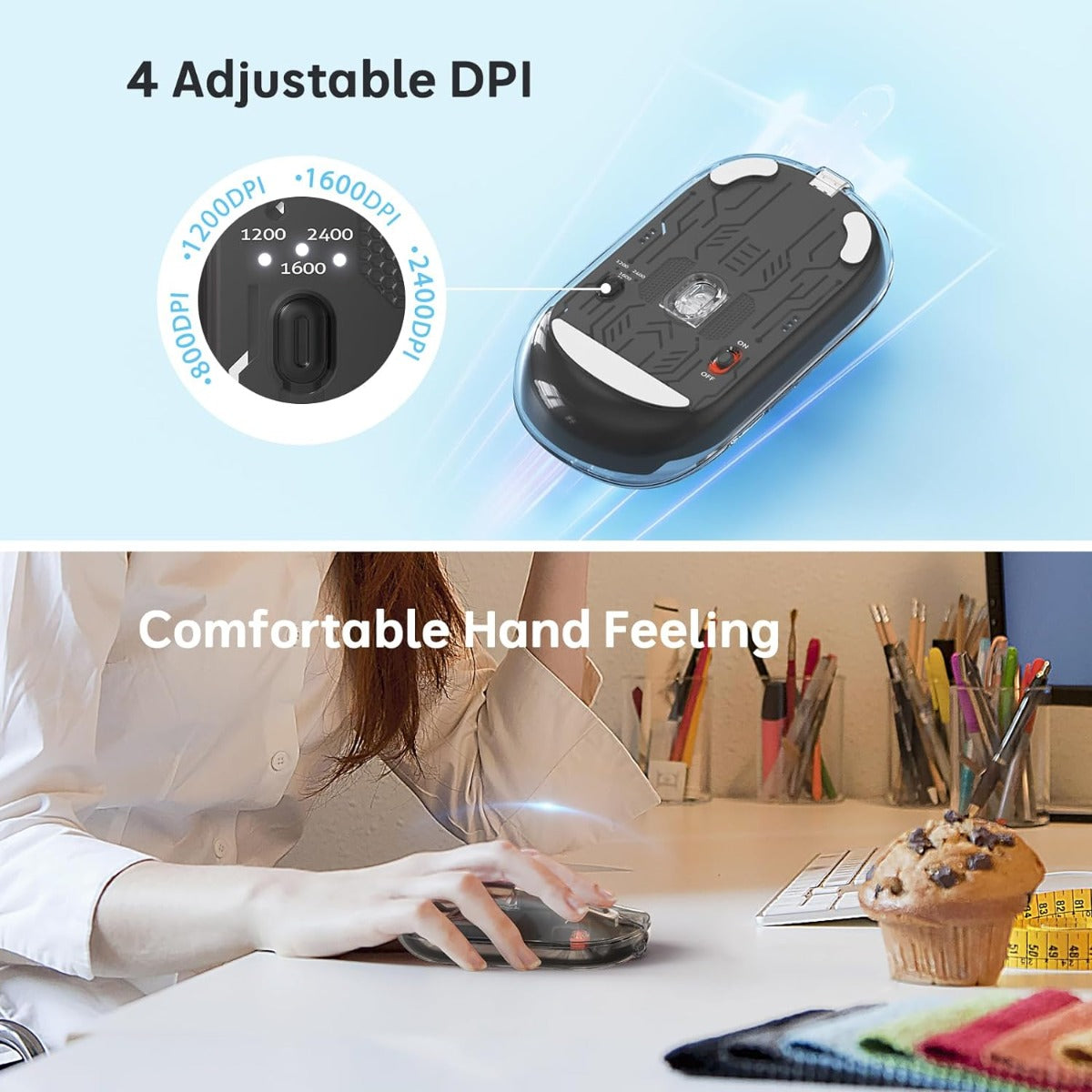 Meetion MT-BTM005 Wireless Mouse Black