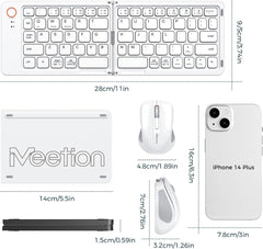 Meetion Σετ Γραφείου BTC001 Bluetooth Λευκό