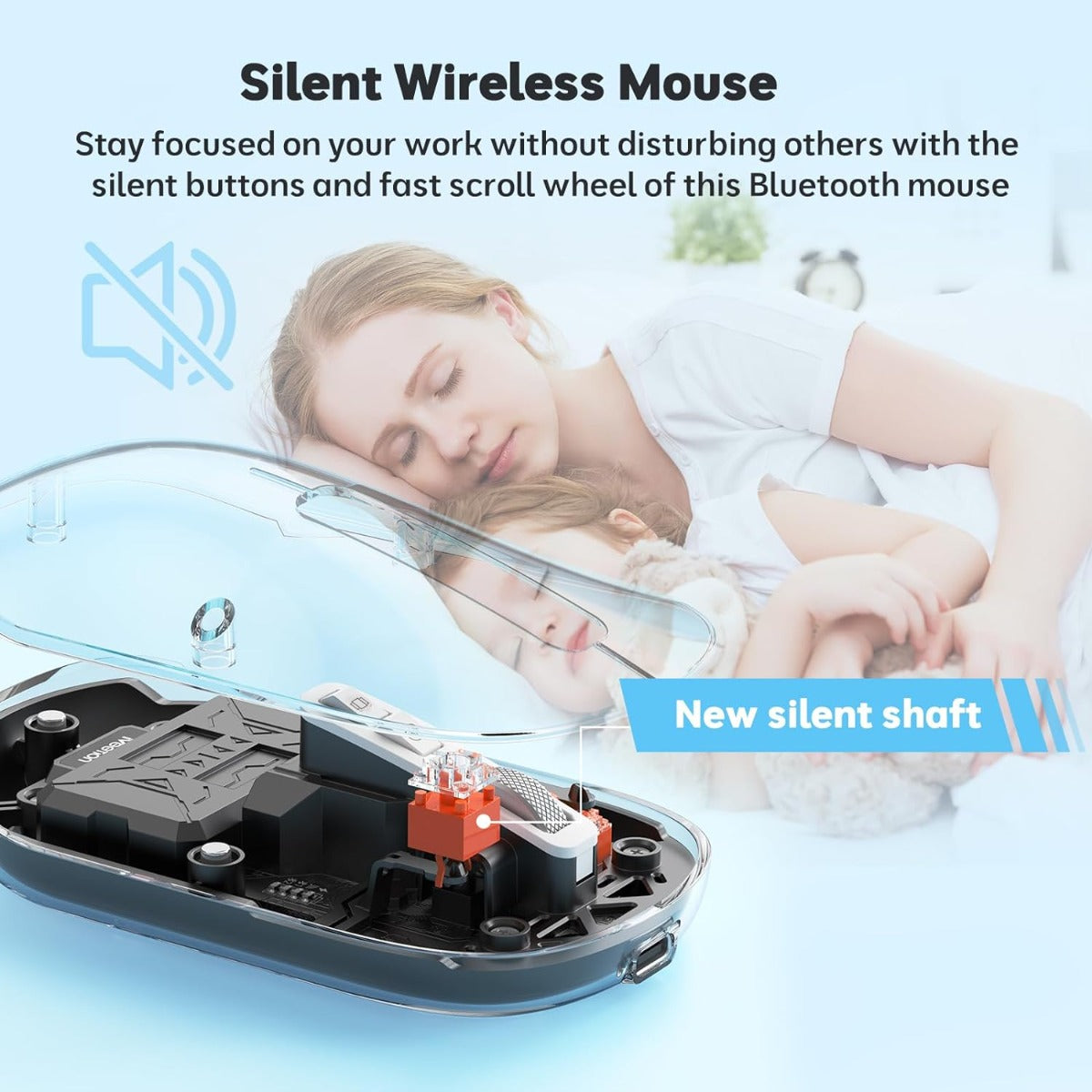 Meetion MT-BTM005 Wireless Mouse Black