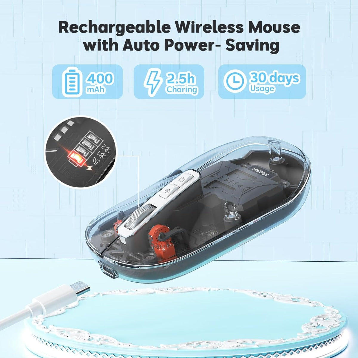 Meetion MT-BTM005 Wireless Mouse Black