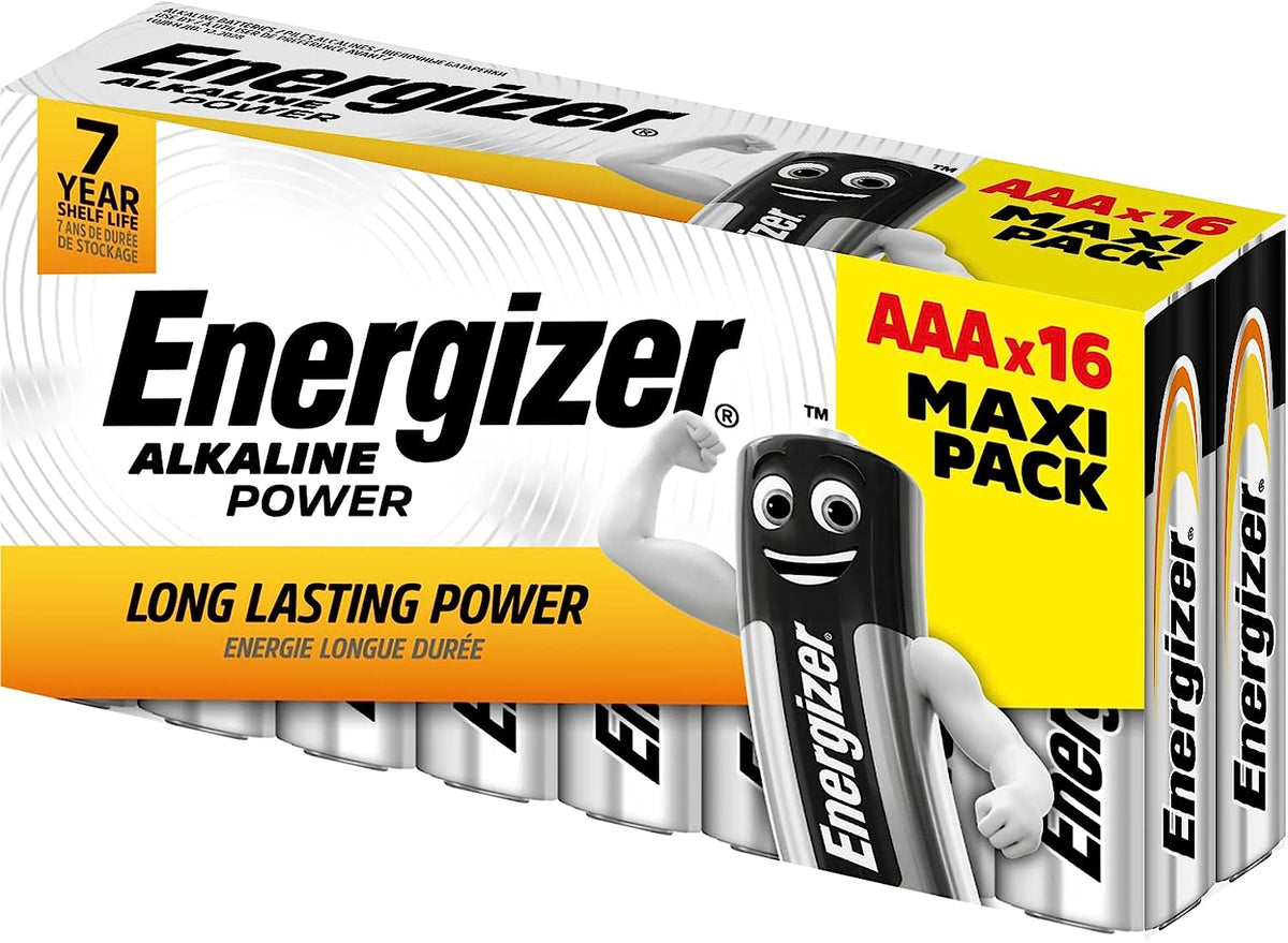Energizer Batteries Power Alkaline Mignon AAA S16 (16pcs)