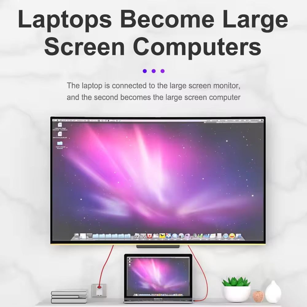 Καλώδιο Αντάπτορας Type-C σε HDTV με USB καλώδιο 4k 30hz