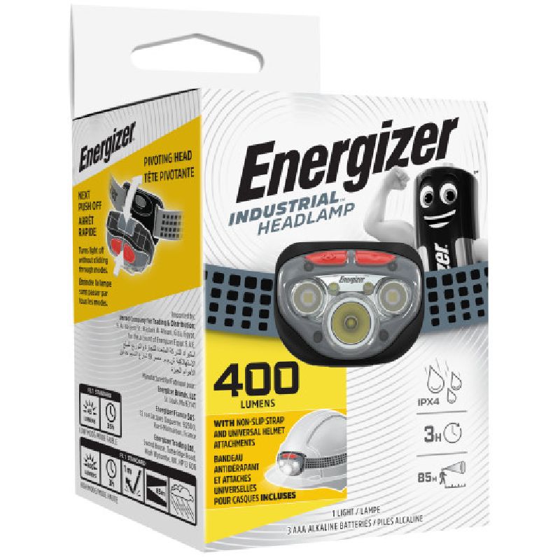 ENERGIZER LED Headlamp 400lm IPX4 3xAAA HDD323L