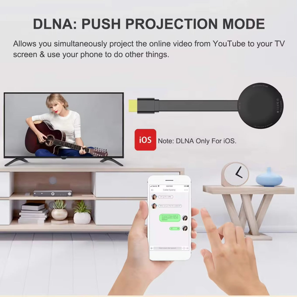 Καλώδιο Αντάπτορας 3 σε 1 Type-C 8pin Micro HDTV