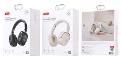 XO BE42 Scarlet Metal Foldable Bluetooth Headphones (Beige)