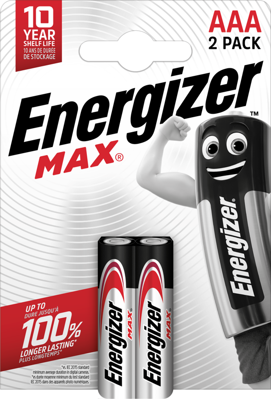 Energizer Max Plus Power Έξτρα Αλκαλικές Μπαταρίες E92 LR3/2BP