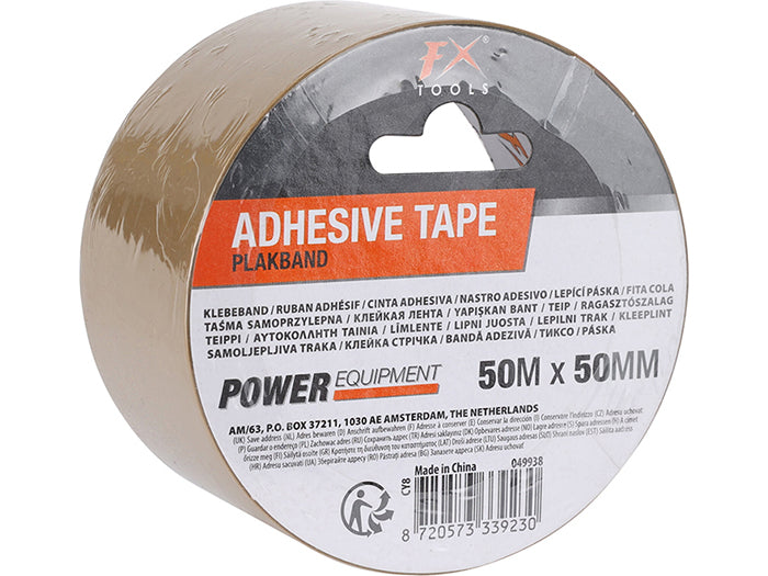 Fx Tools Ταινία συσκευασίας Καφέ 50mm X 50M