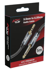 ATC HQ cable 3.5mm ST / 6.35 MO 5m