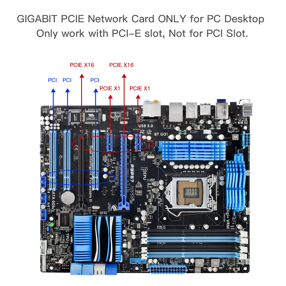 EDUP Ethernet Adapter EP-9602GS 1000Mbps PCI-E