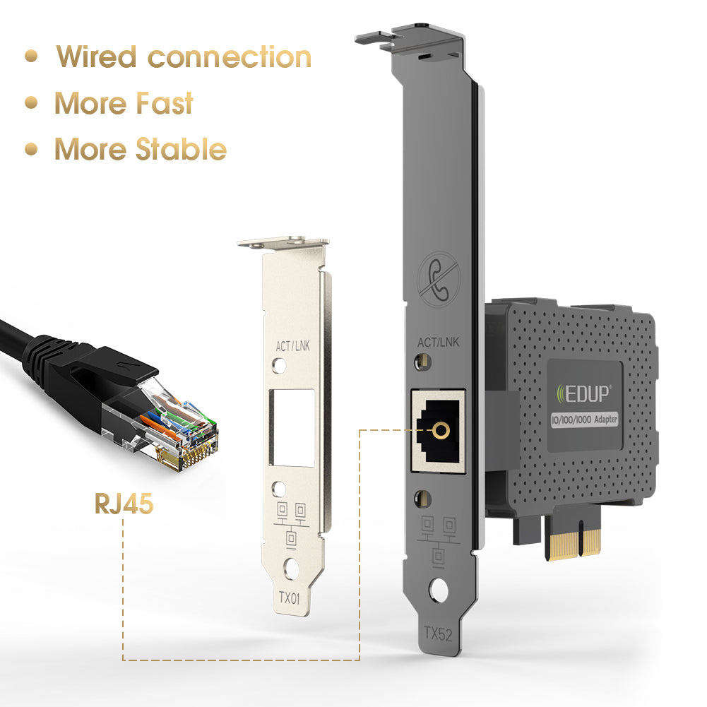 EDUP Ethernet Adapter EP-9602GS 1000Mbps PCI-E
